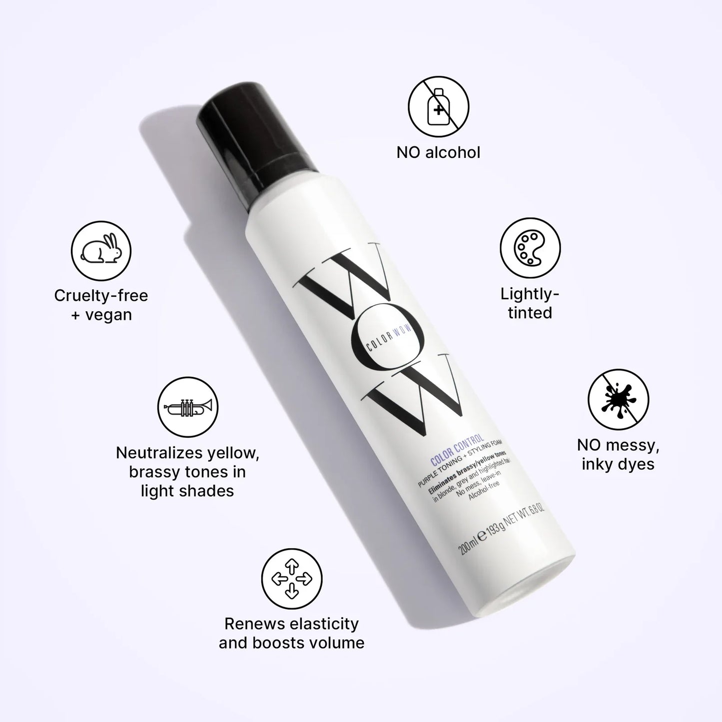 COLOR WOW COLOR CONTROL PURPLE MOUSSE 200ML