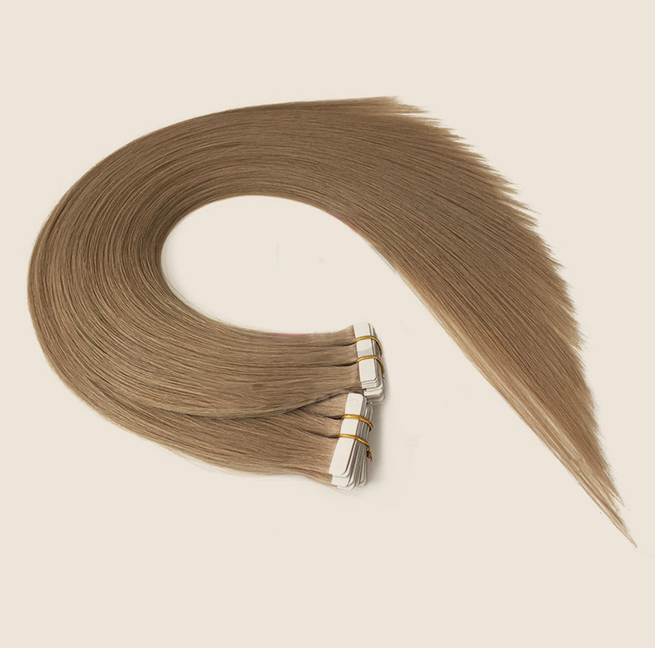 Ash Brown #18 Tape In Hair Extensions