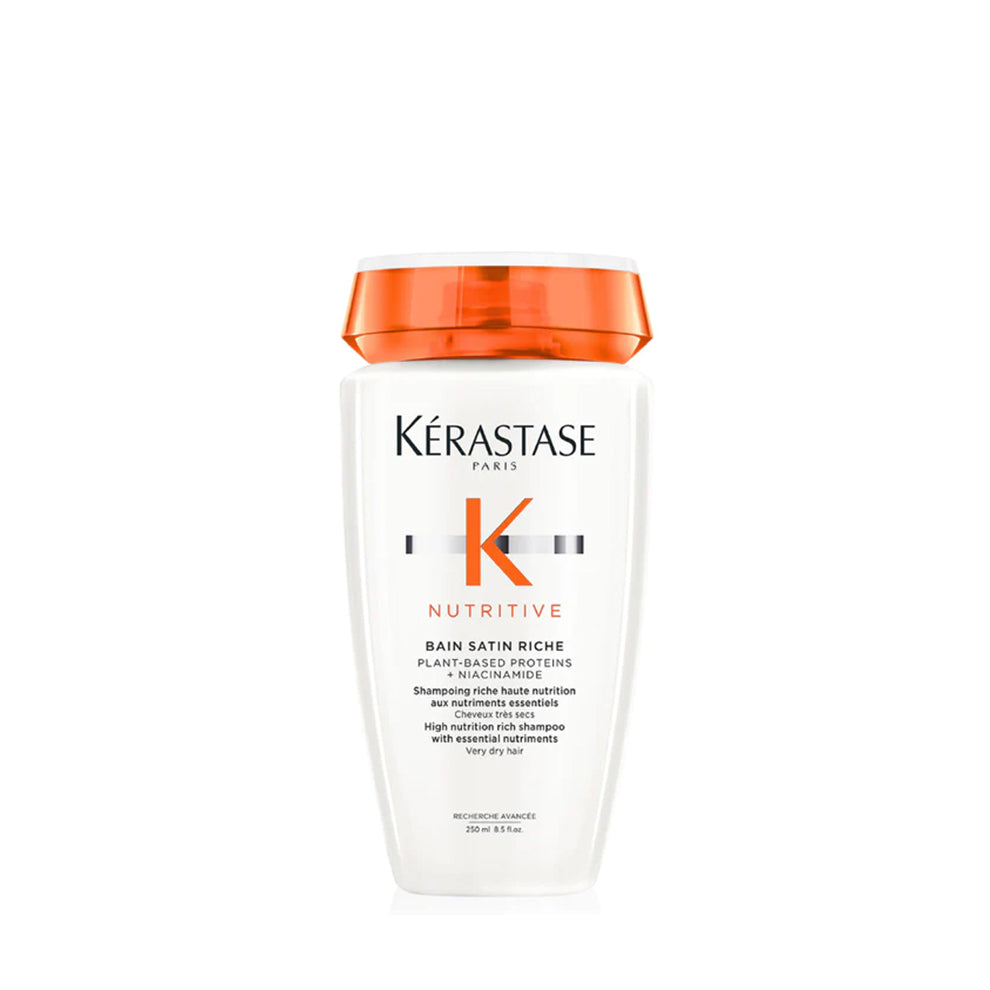 KÉRASTASE NUTRITIVE BAIN SATIN RICHE HYDRATING SHAMPOO FOR MEDIUM TO THICK DRY HAIR 250ML