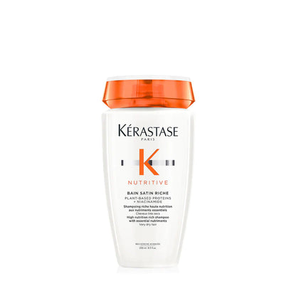 KÉRASTASE NUTRITIVE BAIN SATIN RICHE HYDRATING SHAMPOO FOR MEDIUM TO THICK DRY HAIR 250ML