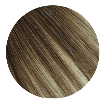 Rooted Balayage #T4-8/60 Clip In Hair Extensions