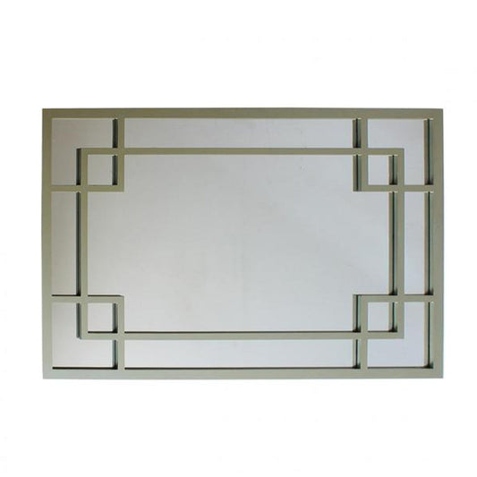 LORRAINE LIGHT BRASS MIRROR