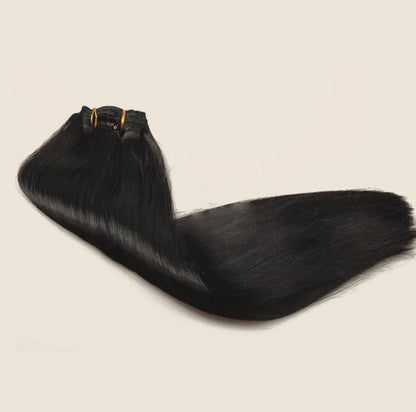Off Black #1b Clip In Hair Extensions