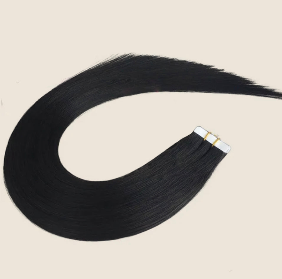 Off Black #1b Tape In Hair Extensions