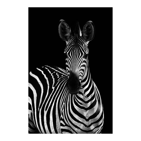 CROSSING ZEBRA GLASS ART